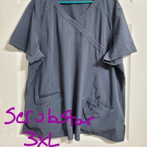 Gray Scrub Top - Scrubstar